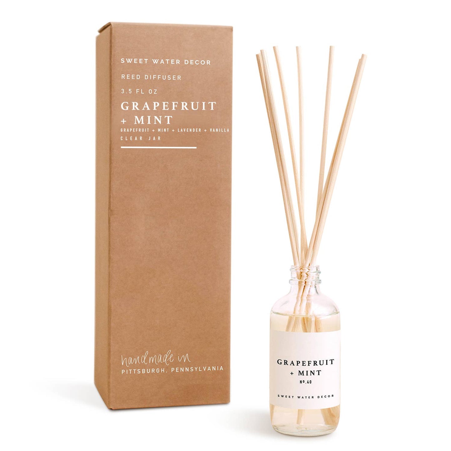 Grapefruit and Mint Reed Diffuser