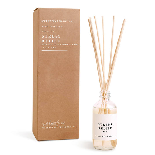 Stress Relief Reed Diffuser - Clear Jar