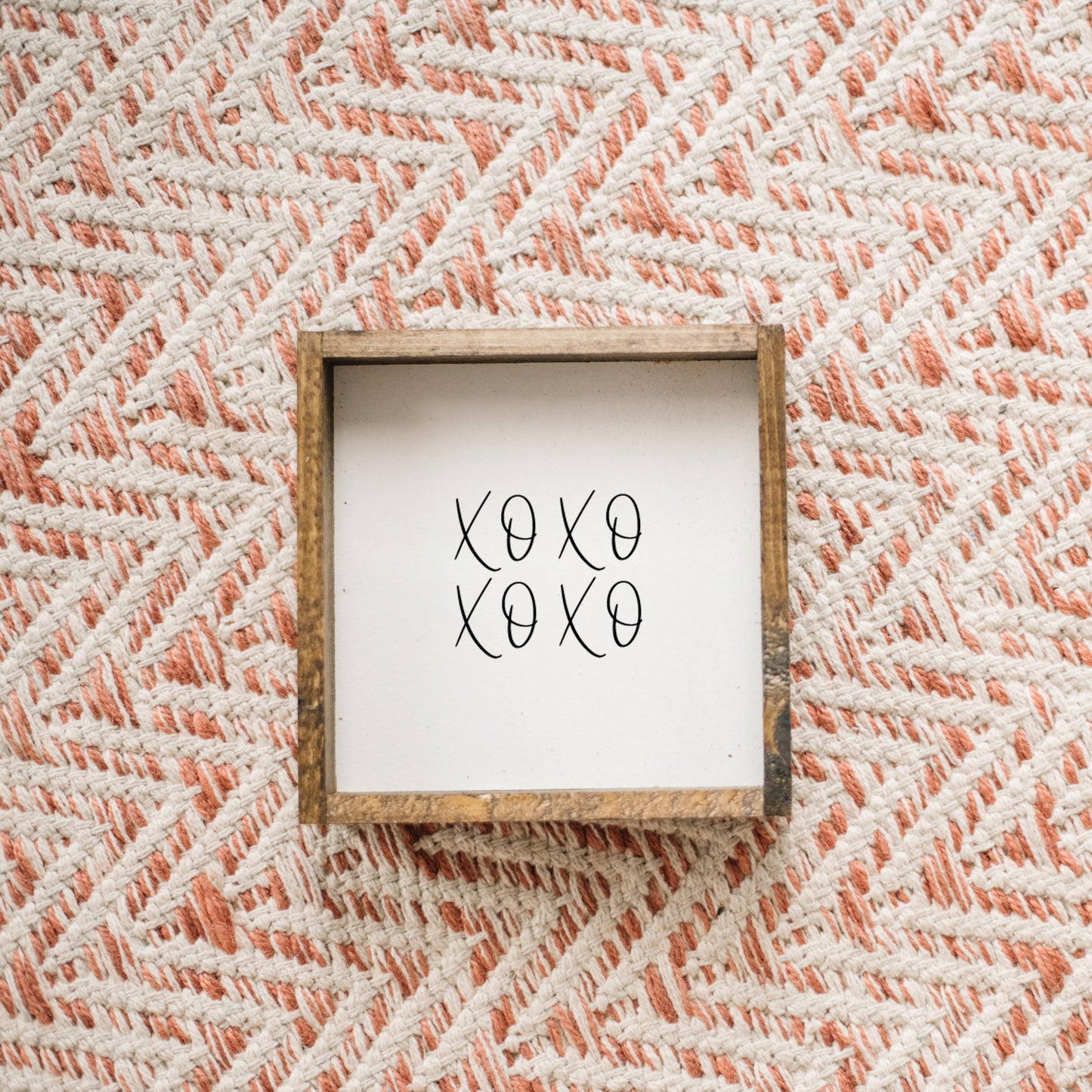 XOXO Valentine's Wood Sign