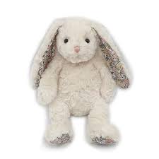 'Faith' Cream Floral Bunny
