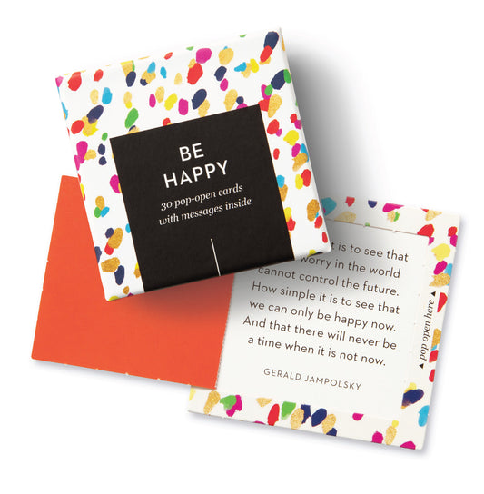ThoughtFulls Pop-Open Cards, Be Happy