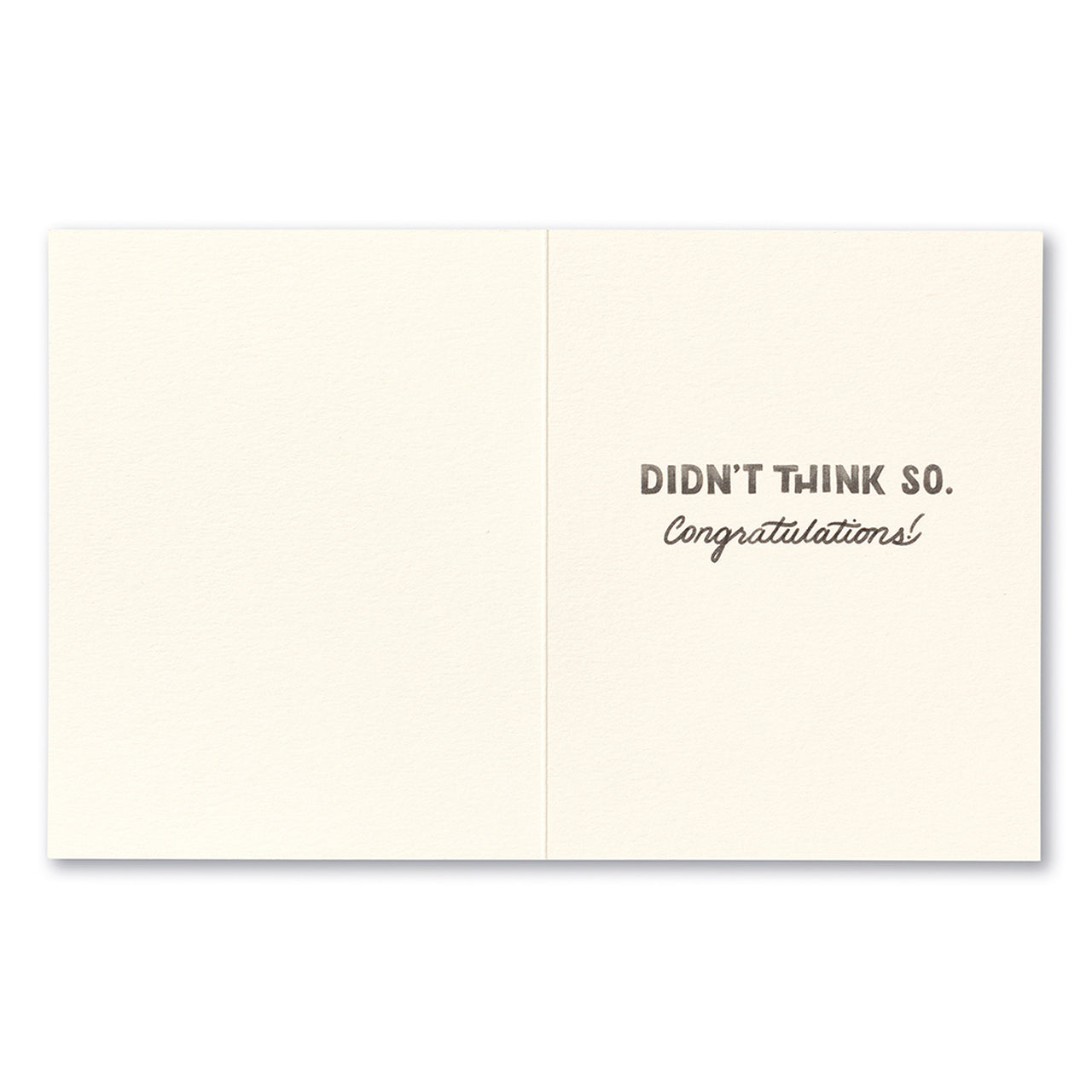 Is There Anything You Can't Do? Card